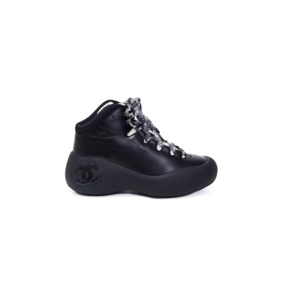 CHANEL COCO NEIGE CC CHUNKY HIGH TOP SNEAKERS G39498
